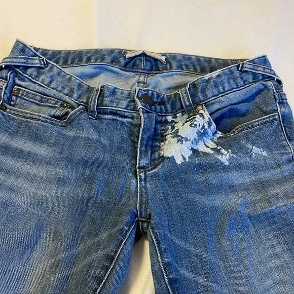 Free People Rose Print Jeans - Picture 5 of 7